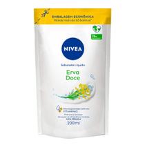 Sabonete Liquido Nivea Creme Erva Doce Refil 200ml