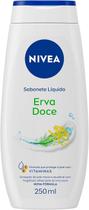 Sabonete Líquido NIVEA Erva Doce Limpeza Corporal Pele Macia Vitaminas Equilíbrio com o pH 250ml Sabonete Líquido NIVEA Erva Doce Limpeza Corporal Pele Macia Vitaminas Equilíbrio com o pH 250ml