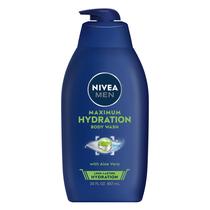 Sabonete líquido Nivea Men Maximum Hydration Aloe Vera 900mL Sabonete líquido Nivea Men Maximum Hydration Aloe Vera 900mL