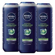 Sabonete Líquido Nivea Men Maximum Hydration com Aloe Vera - 500ml (Pack com 3) Sabonete Líquido Nivea Men Maximum Hydration com Aloe Vera - 500ml (Pack com 3)