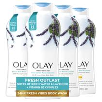 Sabonete líquido Olay Fresh Outlast Hidratante de Água de Bétula e Lavanda 650 ml Sabonete líquido Olay Fresh Outlast Hidratante de Água de Bétula e Lavanda 650 ml