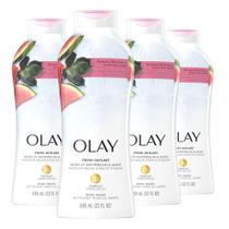 Sabonete líquido Olay Fresh Outlast Melancia e Agave 650 ml x4 Sabonete líquido Olay Fresh Outlast Melancia e Agave 650 ml x4