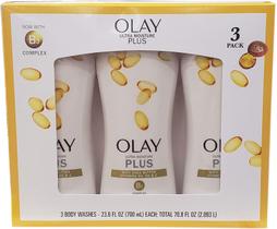 Sabonete Líquido Olay Ultra Moisture Plus - 3 Unidades de 700ml com Complexo B3 Sabonete Líquido Olay Ultra Moisture Plus - 3 Unidades de 700ml com Complexo B3