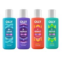 Sabonete líquido OLLY Restore Skin Barrier & Hydrate, 90 ml, pacote com 4