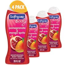 Sabonete líquido para lavagem corporal Romã e Manga Spritz 600 ml (pacote com 4) Sabonete líquido para lavagem corporal Romã e Manga Spritz 600 ml (pacote com 4)