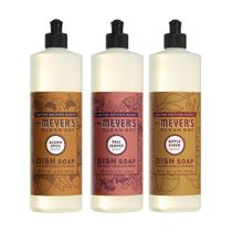 Sabonete líquido para louça MRS. MEYER'S CLEAN DAY, pacote com 3, 473 ml, variedade