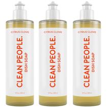 Sabonete líquido para louça THE CLEAN PEOPLE Clean Simple 360mL, pacote com 3 unidades Sabonete líquido para louça THE CLEAN PEOPLE Clean Simple 360mL, pacote com 3 unidades