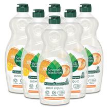 Sabonete líquido para louças Seventh Generation Clementine 560mL x6 Sabonete líquido para louças Seventh Generation Clementine 560mL x6