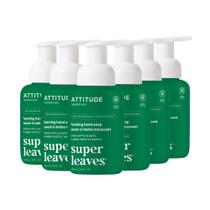 Sabonete Líquido para Mãos ATTITUDE - Maçã Verde & Manjericão - 300ml (6 Unidades)