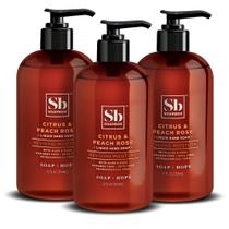 Sabonete líquido para mãos Citrus & Peach Rose 360mL x3