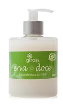 Sabonete Líquido para Mãos Fragrância Erva Doce, Antibacteriano, Girass 350ml