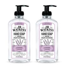 Sabonete líquido para mãos J.R. Watkins Lavender 325 ml, pacote com 2 unidades Sabonete líquido para mãos J.R. Watkins Lavender 325 ml, pacote com 2 unidades