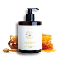 Sabonete líquido para mãos Panier des Sens Honey Esfoliante 500mL