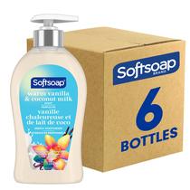 Sabonete líquido para mãos, sabonete quente de baunilha e leite de coco 330 ml