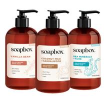 Sabonete Líquido para Mãos Soapbox Kit Variado 3 Unidades 354ml Sabonete Líquido para Mãos Soapbox Kit Variado 3 Unidades 354ml