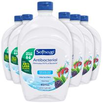 Sabonete líquido para mãos Softsoap antibacteriano de 1,5 L, pacote com 6 Sabonete líquido para mãos Softsoap antibacteriano de 1,5 L, pacote com 6