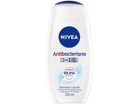 Sabonete Líquido para o Corpo Nivea 3 em 1 - Antibacteriano Suave 250ml