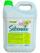 Sabonete Liquido Perolizado Premium Aroma Erva Doce - 5 Litros