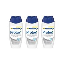 Sabonete Liquido Protex 250Ml Limpeza Profunda - Kit Com 3Un