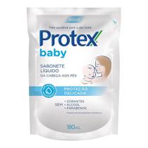 Sabonete Líquido Protex Baby Proteção Delicada Da Cabeça Aos Pés Refil 180ml - Colgate