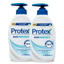 Sabonete Líquido Protex Duo Protect 400ml Kit com duas unidades