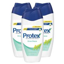 Sabonete Líquido Protex Erva-Doce com 250ml Kit com três unidades