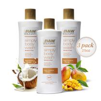 Sabonete líquido RAW SUGAR Simply Raw Coconut + Mango 750mL x3