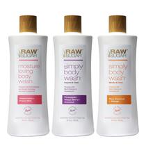 Sabonete líquido RAW SUGAR Simply Variety Trio 750 ml (pacote com 3)