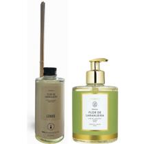 Sabonete Líquido + Refil Difusor Flor de Laranjeira, Lenvie Sabonete Líquido + Refil Difusor Flor de Laranjeira, Lenvie