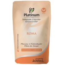 Sabonete Liquido Refil Platinum Roma 200ml 1 UN Edumax - Líquido