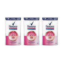 Sabonete Liquido Rexona Refil 200Ml Agua De Rosas - 3Un