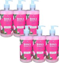 SABONETE LIQUIDO ROSA MOSQUETA 500ml DEMAZON 6un SABONETE LIQUIDO ROSA MOSQUETA 500ml DEMAZON 6un