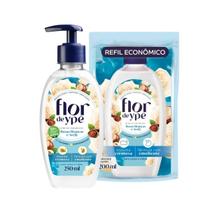 Sabonete Líquido Rosas Brancas Avelã 250ml + Refil 200ml