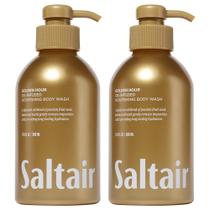 Sabonete líquido Saltair Golden Hour 500 ml, pacote com 2 unidades, vegano, livre de crueldade