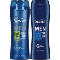 Sabonete líquido, shampoo e condicionador masculino Bundle Suave 3 em 1 Sabonete líquido, shampoo e condicionador masculino Bundle Suave 3 em 1
