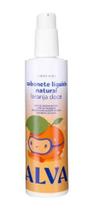 Sabonete Líquido Vegano Infantil Laranja Doce e Baunilha Alva 250ml