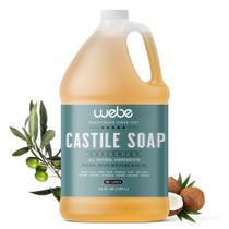 Sabonete Líquido Vegano WEBE Pure Castile - 1,89L - Sem Perfume e Sem Glúten