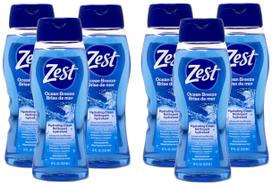 Sabonete líquido Zest Ocean Breeze 532 ml (pacote com 6) enriquecido com minerais marinhos