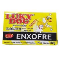 Sabonete Lucky Dog Enxofre Contra Sarna e Micose 80GR.