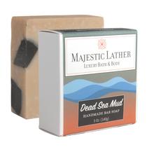 Sabonete Majestic Lather Dead Sea Mud feito à mão 150ml vegano