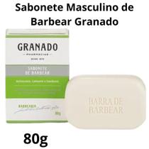 Sabonete Masculino De Barbear Creme Sabão Hidratante Vegano Granado 80g