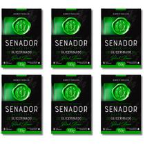 Sabonete masculino perfumado senador memphis glicerinado cheiroso barra 6x130g