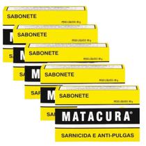 Sabonete Matacura - Sarnicida E Antipulgas- 80g 5Un