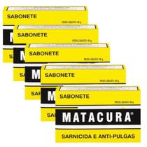 Sabonete Matacura - Sarnicida E Antipulgas- 80g 5Un