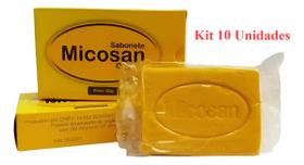 Sabonete Micosan Para Clarear Pano Branco Micoses na Pele 10unidades