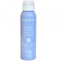 Sabonete mousse facial de limpeza ruby rose