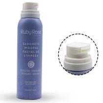 Sabonete Mousse Facial Ruby Rose Nuvens de Algodão Limpeza Profunda Espuma Cremosa Limpa, Hidrata e Remove Maquiagem