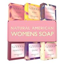 Sabonete NATURAL AMERICAN GODDESS feminino, 150 ml, pacote com 6