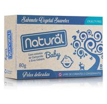 Sabonete Natural Baby Camomila Erva Cidreira 80G - Suavetex