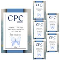 Sabonete Natural Íntimo Coco e Aloe Vera Proteção e Conforto CPC Beauty Kit com 6 Sabonete Natural Íntimo Coco e Aloe Vera Proteção e Conforto CPC Beauty Kit com 6
